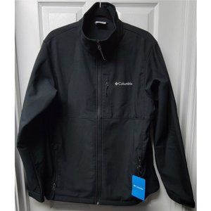 Columbia Men's Ascender Softshell Jacket, Black, Large, New w/Tags